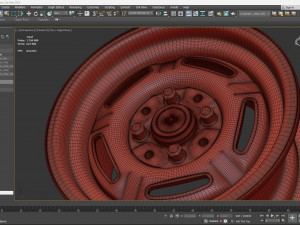 Felgi stalowe do Fiesty Mk2 6j Model do druku 3D