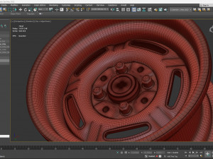 Felgi stalowe do Fiesty Mk2 6j Model do druku 3D