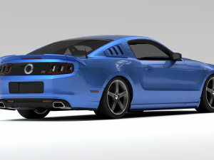 Mustang Roush RS3 2014 Body Kit 3D प्रिंट मॉडल