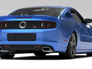 Mustang Roush RS3 2014 Body Kit 3D प्रिंट मॉडल