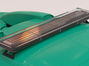 Supercar Police Flashlights 3D Print Model