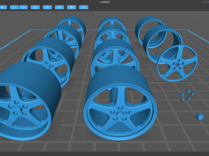 Walkinshaw Rims 3D 프린트 모델