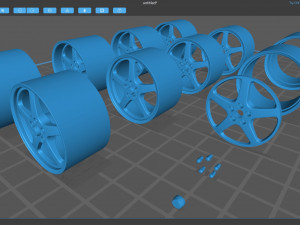Walkinshaw Rims 3D 프린트 모델