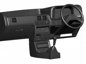 Escort MKIV RHD Dash Modelo de Impressão 3D