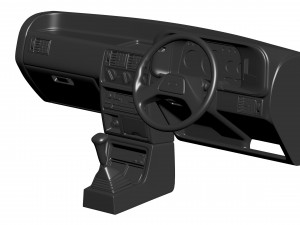 Escort MKIV RHD Dash Modelo de Impressão 3D