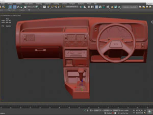 Escort MKIV RHD Dash 3D Print Model