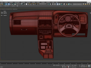 Escort MKIV RHD Dash Modelo de Impressão 3D