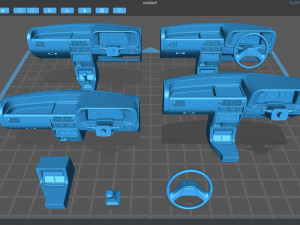Escort MKIV RHD Dash Modelo de Impressão 3D