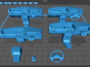 Escort MKIV RHD Dash 3D Print Model