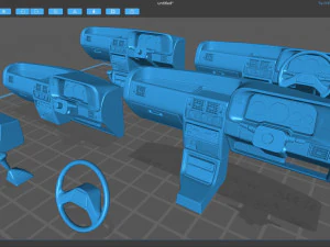 Escort MKIV RHD Dash 3D Print Model