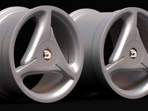 HSV Trispoke Rim 3D Print Model