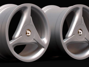 HSV Trispoke Rim 3D Print Model