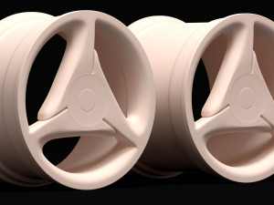HSV Trispoke Rim 3D Print Model