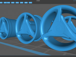 HSV Trispoke Rim 3D Print Model