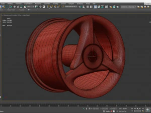 HSV Trispoke Rim 3D Print Model