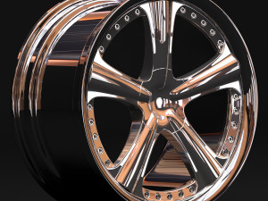 AME Modelart 3PC Wheels Model Cetak 3D