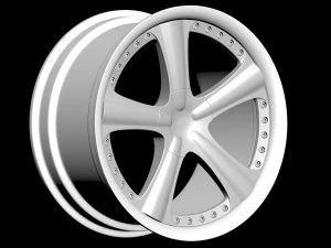 AME Modelart 3PC Wheels 3D Print Model