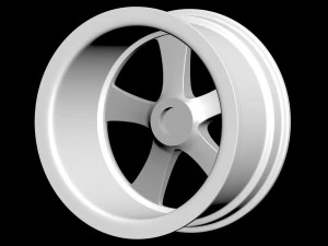 AME Modelart 3PC Wheels 3D Print Model