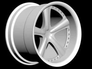 AME Modelart 3PC Wheels 3D Print Model