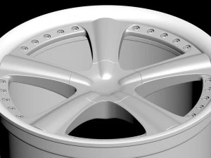 AME Modelart 3PC Wheels 3D Print Model