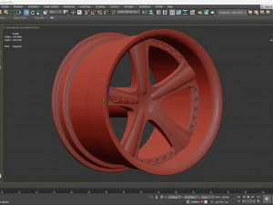 AME Modelart 3PC Wheels 3D Print Model