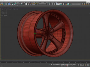 AME Modelart 3PC Wheels Model Cetak 3D