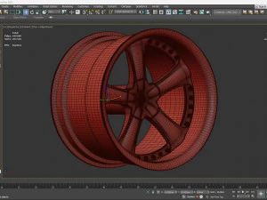 AME Modelart 3PC Wheels 3D Print Model