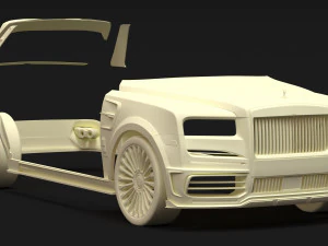 Cullinan Mansory Kit 3D Print Model