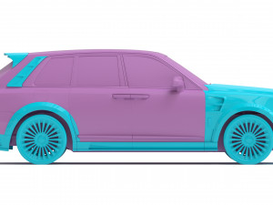 Cullinan Mansory Kit 3D-Druckmodell