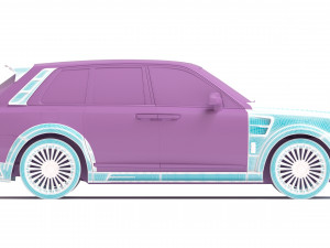Cullinan Mansory Kit 3D-Druckmodell