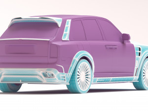 Cullinan Mansory Kit 3D-Druckmodell