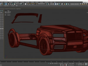 Cullinan Mansory Kit 3D-Druckmodell
