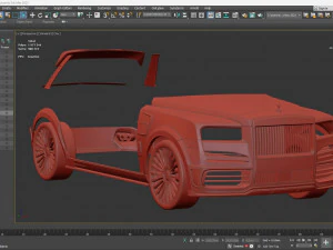 Cullinan Mansory Kit 3D Print Model