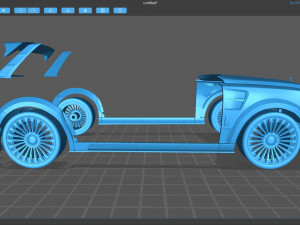 Cullinan Mansory Kit 3D-Druckmodell