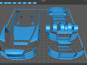 Cullinan Mansory Kit 3D-Druckmodell