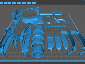 Cullinan Mansory Kit 3D-Druckmodell