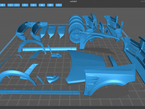 Cullinan Mansory Kit 3D-Druckmodell