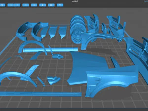 Cullinan Mansory Kit 3D Print Model