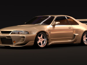 Veilside GT-R 33 Combat Evolution Body Kit Modello di stampa 3D