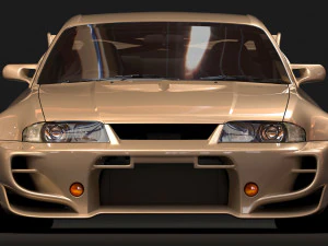 Veilside GT-R 33 Combat Evolution Body Kit 3D Print Model