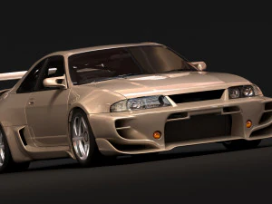 Veilside GT-R 33 Combat Evolution Body Kit 3D Print Model