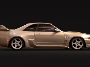 Veilside GT-R 33 Combat Evolution Body Kit Modello di stampa 3D
