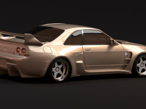 Veilside GT-R 33 Combat Evolution Body Kit Modello di stampa 3D