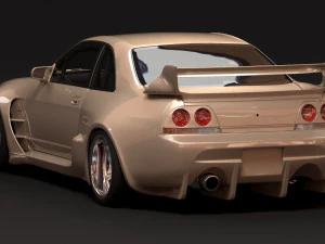 Veilside GT-R 33 Combat Evolution Body Kit 3D Print Model