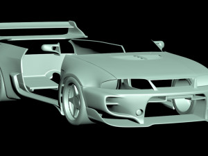 Veilside GT-R 33 Combat Evolution Body Kit Modello di stampa 3D