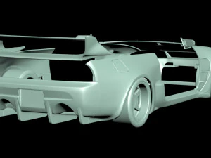 Veilside GT-R 33 Combat Evolution Body Kit 3D Print Model