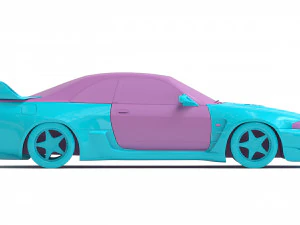 Veilside GT-R 33 Combat Evolution Body Kit 3D Print Model