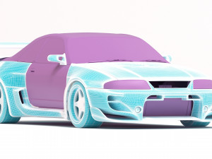 Veilside GT-R 33 Combat Evolution Body Kit Modello di stampa 3D