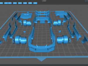 Veilside GT-R 33 Combat Evolution Body Kit Modello di stampa 3D