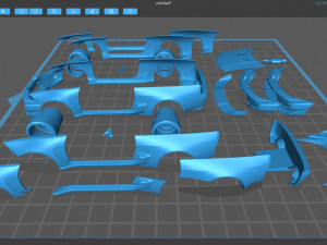 Veilside GT-R 33 Combat Evolution Body Kit Modello di stampa 3D